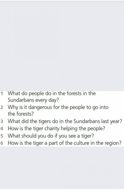 ответить на вопросы ​What do people do in the forests in theSundarbans every day?Why is it dangerous