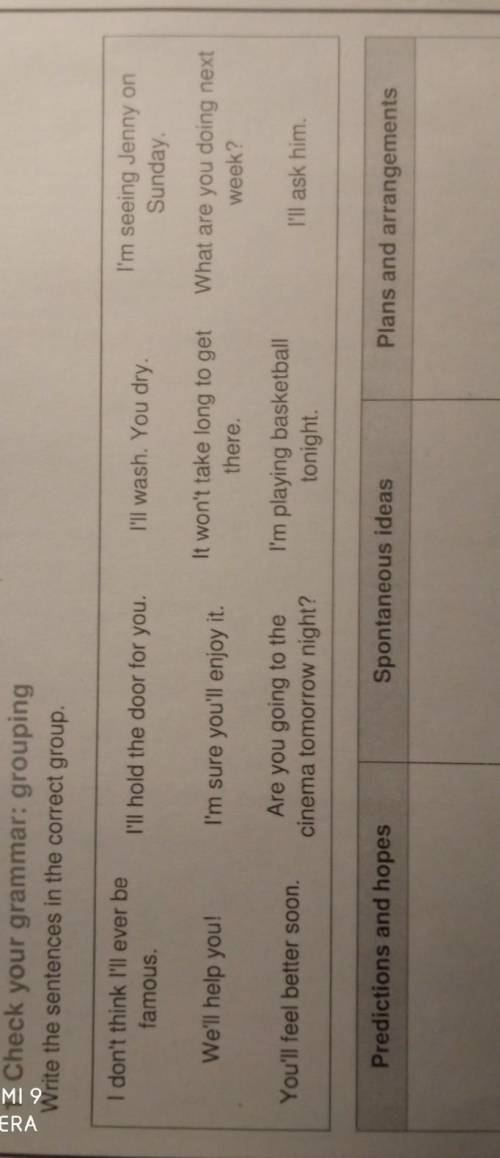 1.Check your grammar:grouping Решить!+ ​