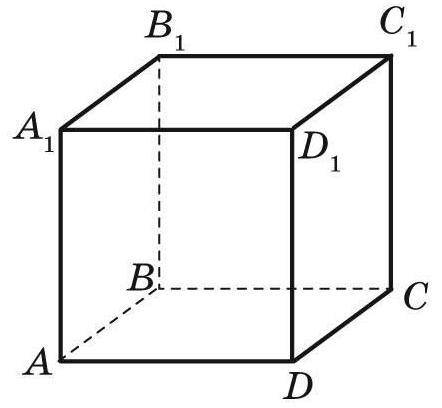 Геометрия. Напишите все пары перпендикулярных прямых данного куба.