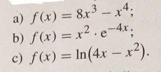 ЗНАТОКИ ОЧЕНЬ НУЖНА Найдите экстремумы функции y=f(x)​