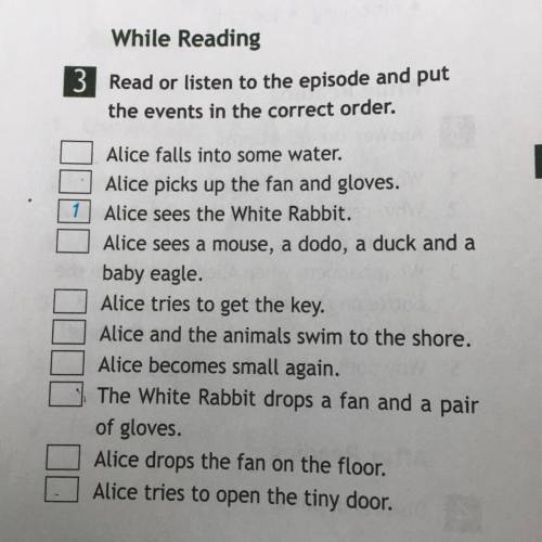 Поставьте в правильно порядке сюжет Алиса в стране чудес нет времени изучать