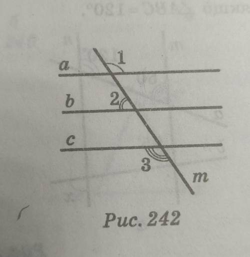 34. На рисунку 242 21 + 22 = 180°,{2 + 23 = 180°. Доведіть, щопрямі аіс паралельні.​