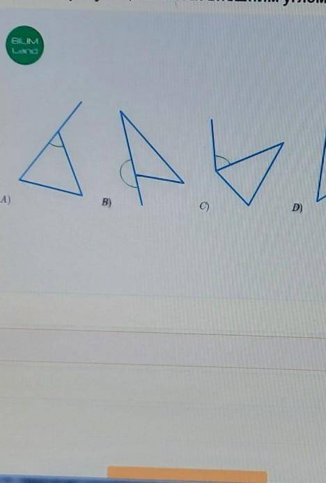 Сумма углов треугольника внешний угол треугольника Урок 2. Какой из углов изображенных на рисунках я