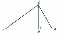 Учитывая данные рисунка, укажите пары подобных треугольников. Варианты ответов 1. △ABC∼△ACD 2. △ADC∼