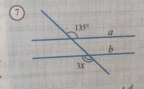 Если а||b на рисунке 7, то чему равен Х.​