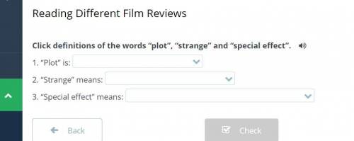 1. “Plot” is:2. “Strange” means:3. “Special effect” means:(〒﹏〒)