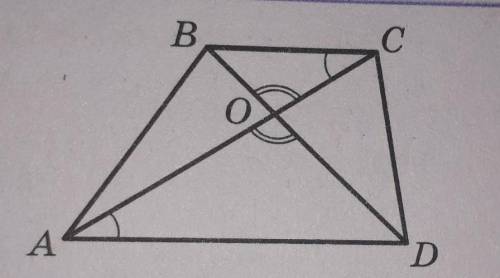 середня лінія трапеції ABCD дорівнює 24 см, а її діагоналі перетинаються в точці О, АО : ОС = 5 : 3.