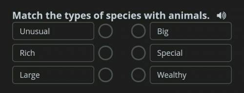 Endangered species in Kazakhstan 1 - Match the types of species with animals.слева:1) Unusual2) Ri