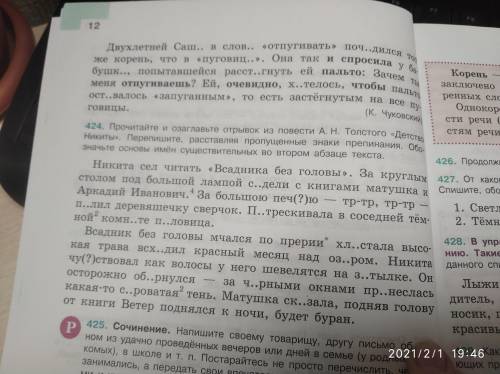 Руский язык 5 класс ладожская упр 424 (фото имеется