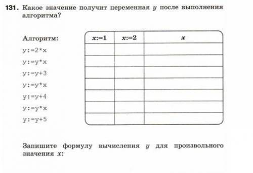 Задание по информатике 8 класс