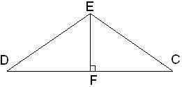 DE=EC,∢DEC=115°. Угол FED равен ?