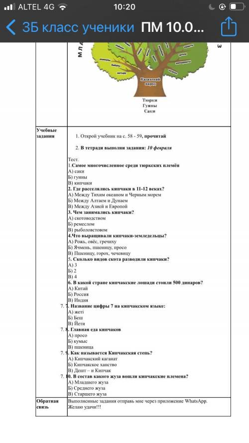 Самое многочисленное среди тюркских племён А) саки Б) гунны В) кипчаки 2. Где расселялись кипчаки