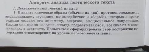 Анализ стихотворения И. С. Никитина Над светлым озером пурпуровой зари..., по предложенному анализ