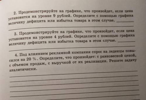 А. Функция спроса на леденцы описывается уравнениемQd = 40 – ЗР, а функция их предложения: Qs = 20 +