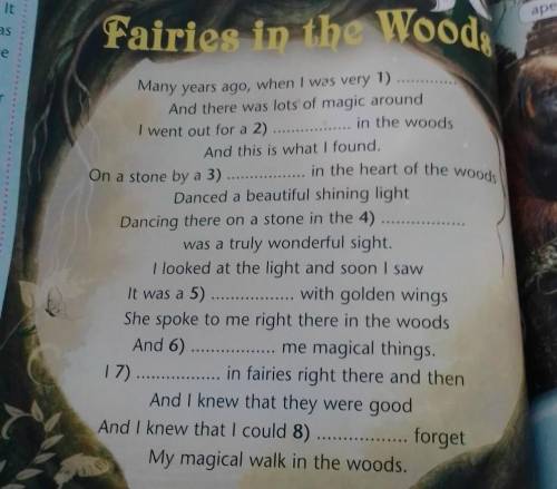 in the woods in the heart of the woodsMany years ago, when I was very 1)And there was lots of magic
