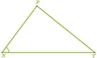 Площадь треугольника NPT равна 20 см2, угол ∡N=30°, сторона NT=10 см. Определи длину стороны NP.отве