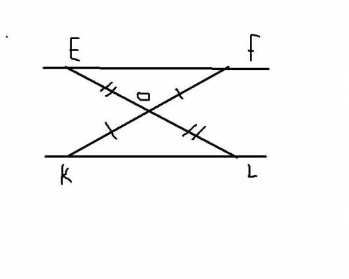 Докажите EF параллельна KL