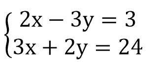 Решите систему уравнений методом алгебраического сложения