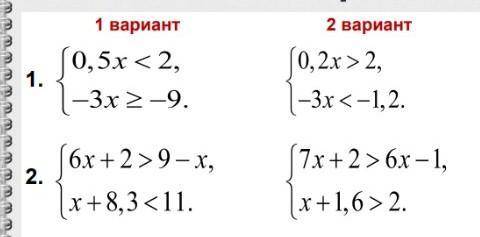 с математикой! Решите хотя бы один вариант! И если можно напишите на листочке, можно гапечатать, хот