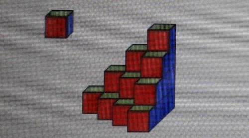 Сколько кубиков в пирамидке?(Я посчитал навено 22 или 21, правильно?)​
