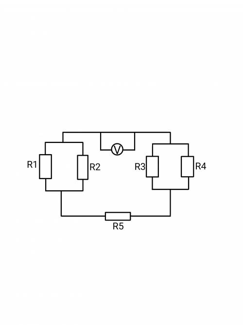 R1=1 Ом R2=1,5 Ом R3=2 Ом R4=3 Ом R5=0,2 Ом U=3В Найти: i1-? i2-? i3-? i4-? i5-? Очень надо...