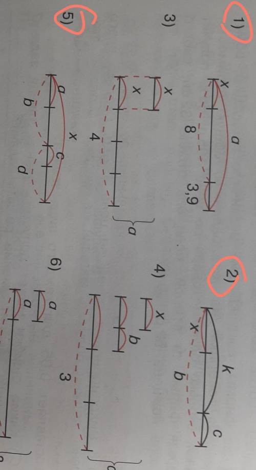 По схеме составь уравнения или выражения: (нужно сделать только 1) 2) 5) )​