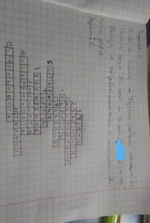 Задание 3. Придумайте слова, которые вы сказали бы своему другу на месте Тураша. Запишите их в рабоч