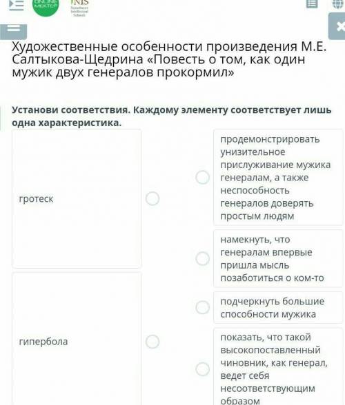 Художественные особенности произведения М.Е. Салтыкова-Щедрина «Повесть о том, как один мужик двух г