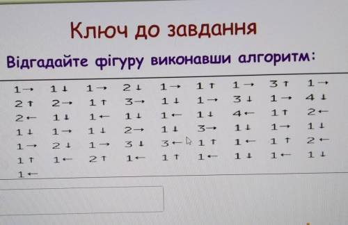 Відгадайте фігуру виконавши алгоритм? только быстро​