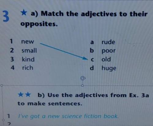 B) Use the adjectives from Ex. 3ato make sentences.​