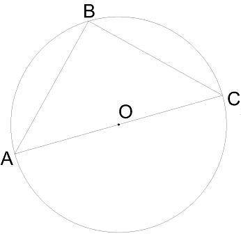 AB = 4 м BC = 3 м Длина круга равна = ... м (замените π приблизительным значением 3)