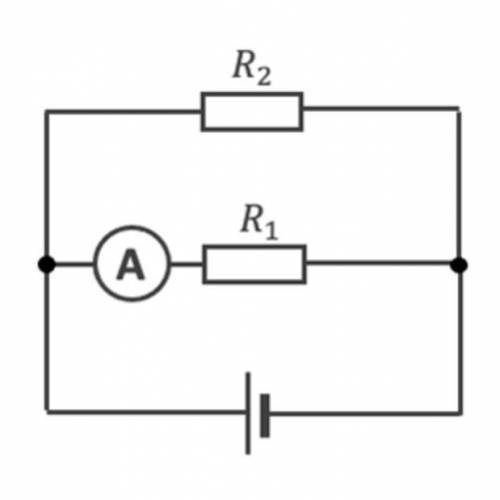 Сопротивление параллельно соединенных потребителей в электрической цепи равно R1 = 10 Ом, R2 = 5 Ом.