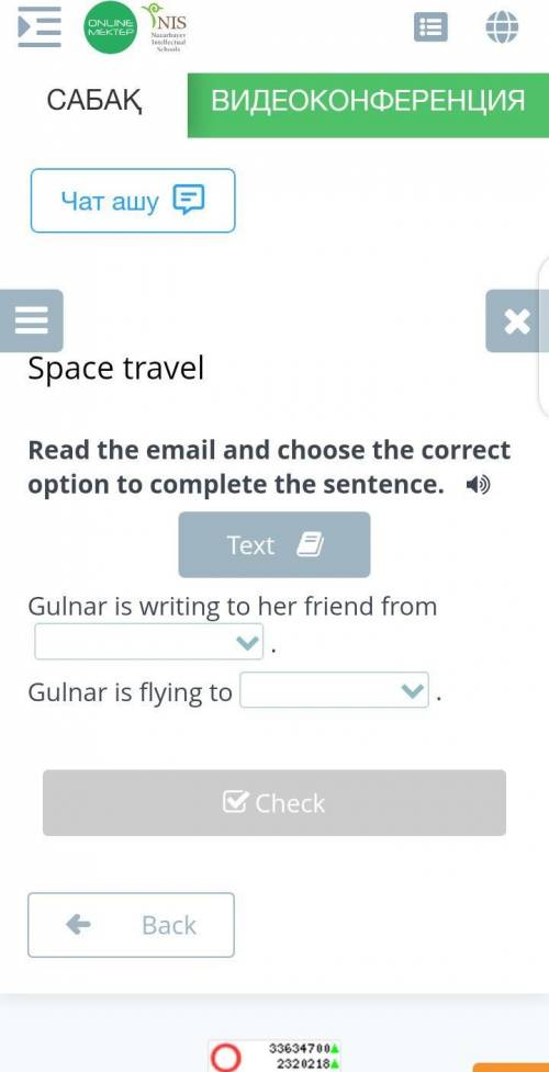 Space travel Choose the correct option of the verb. Take note of the Future tense. Hi Emma,How are y