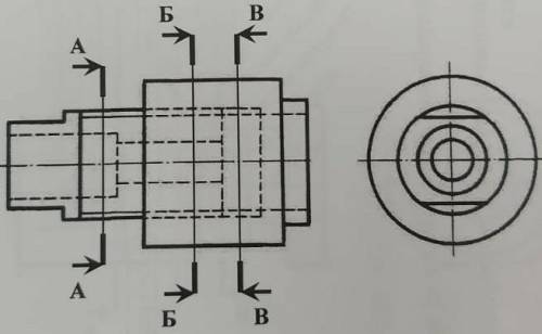 1.Поясните следующее обозначение: М20x1,5 LH. 3. Выполнить необходимый фронтальный разрез.4. Указать