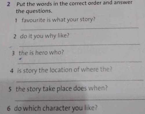 Favorite is what your story?do it you why like the is hero who ? cx 2 p 110​