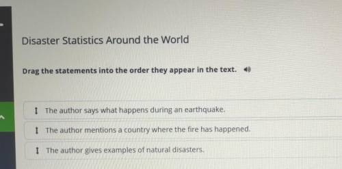 Disaster Statistics Around the World Кто делал это в онлайн мектеп, дайте ответDrag the statements i