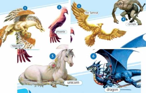 Writing Choose one picture and describe the mythical creature. Follow the structure. Write 5 sentenc