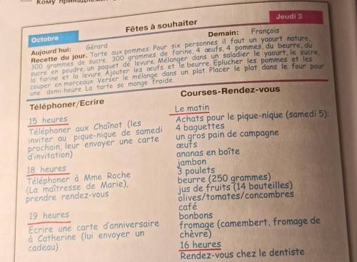 [ ] Прочитай ещё раз страничку из ежедневника домохозяйки. ответь на вопросы.​