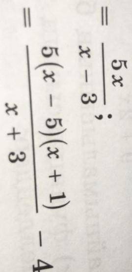 1)f(x)=5x/x-32)f(x)=5(x-5)(x+1)/x+3-4x ​