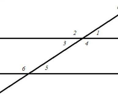 На рисунке прямые | b. Найдите углы <2, <3, <5 и <6, если <1=36°.​