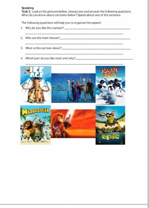 Look at the pictures bellow, choose one and answer the following questions. What do you know about c