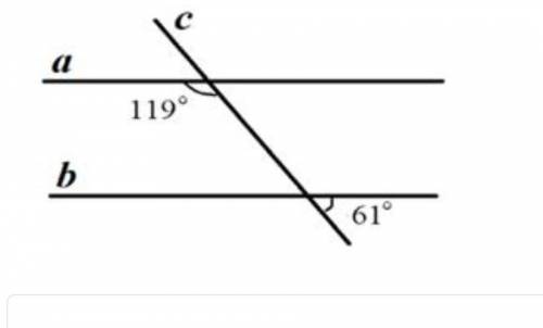 Используя данные на рисунке, определите, параллельны прямые а и b или нет. ответ обоснуйте ​