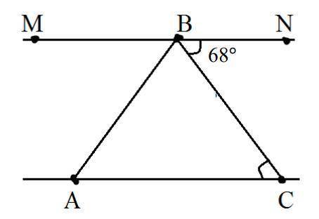 На рисунке ∠ СВМ больше АВМ на 54 градуса. Найдите углы треугольника АВС.