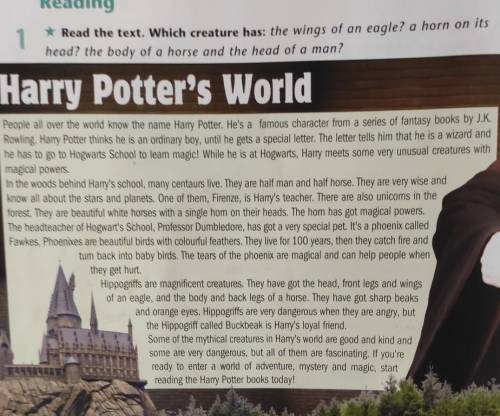 Answer the questions. 1 How did Harry find out he was a wizard ? 2 What is the name of Harry Potter'