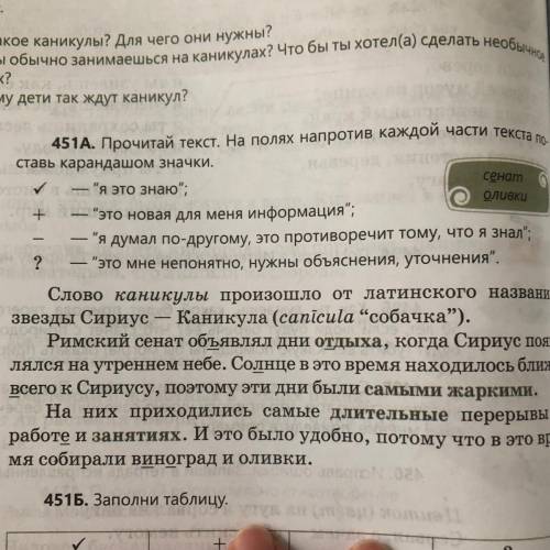 Эссэ про упражнение 451А Русский язык