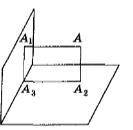 Точка А знаходиться на однаковій відстані від двох перпендикулярних площин і на відстані 2 2 см до л