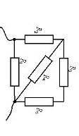 Обчисліть опір кола, представленого на рисунку, якщо всі опори по 1 Ом.​