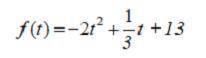 Точка движется по кривой, заданной уравнением f(t), м Найдите ее расположение, записанное в виде (t;