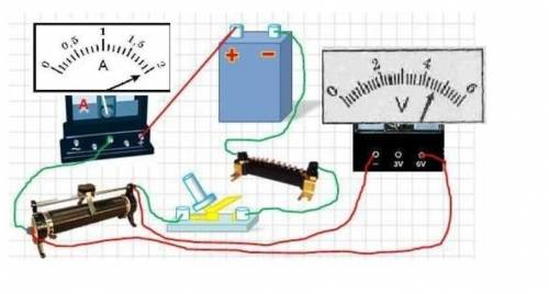 Для проведения лабораторного опыта ученику были выданы следующие приборы: источник тока, соединитель