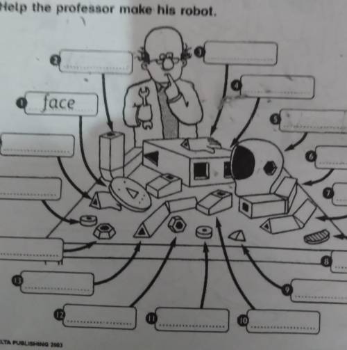 Help the professor make his robot.face​